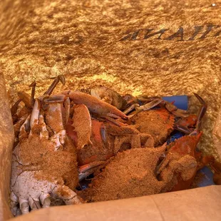 1/2 dozen crabs