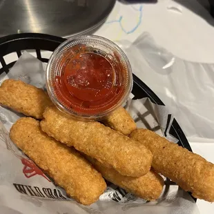 Fried Mozzarella Sticks
