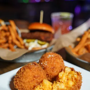 a plate of fried food