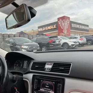 the view from the driver's seat