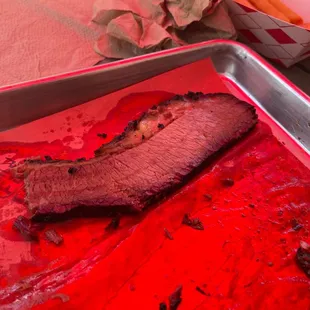 Perfectly cooked brisket