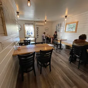 Very cute inside seating