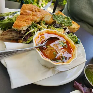 Grilled veggie sandwich