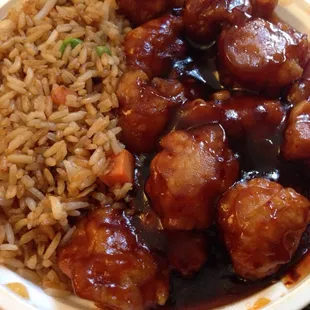 Delicious general tso's.