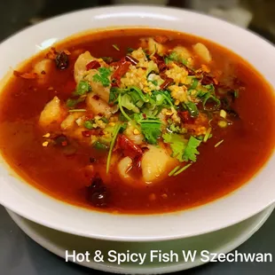 Hot &amp; Spicy Fish W Szechwan Chili