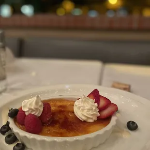 a dessert on a white plate