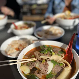 Beef M3. Beef Combo Malatang with hand-pulled noodles and mild spice - BOMB and spicy- loved it