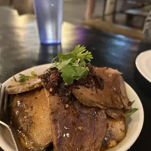 Lean beef. Cold appetizer. Very good