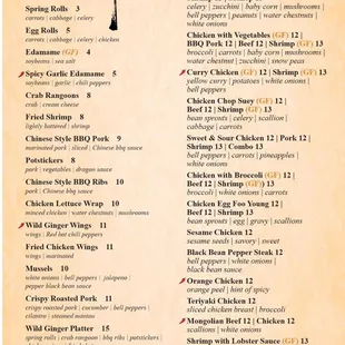 Menu part 1 as of 11/28/21