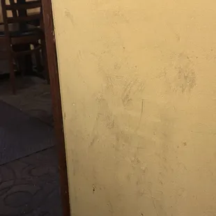 Disgusting nasty wall