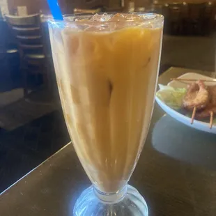 Thai tea!!! So good and refreshing for a hot day!