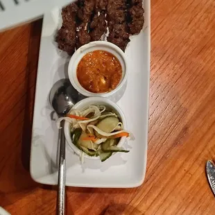 Beef satay