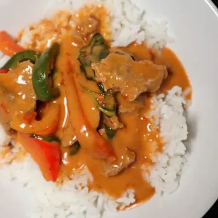 Beef Panang Curry @tiffhuangry