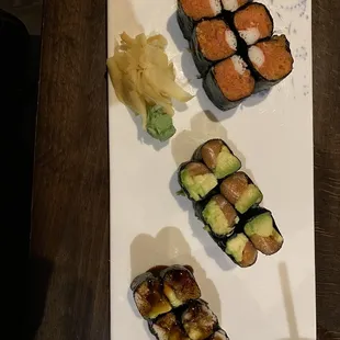 Sushi without rice