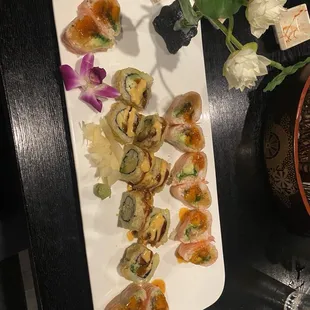 Sweetheart Roll and Crunchy California Roll