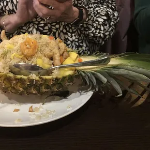 Pineapple wild rice