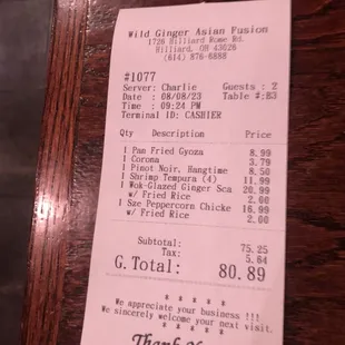 Good food, fair price!!!