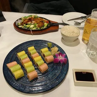 Chicken Teriyaki and Maki Combo