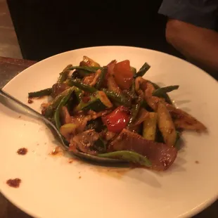 Szechuan Chicken, the fried rice was so delicious!!!