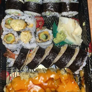 food, sushi and sashimi, sushi, sashimi