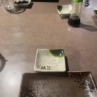 The empty table we stared at for an hour.