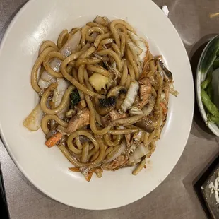 Stir Fried Sob A Or Udon Noodles