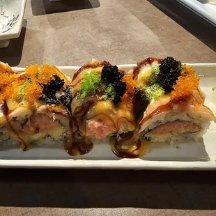 Dragon roll #yum #ReviewsByRL