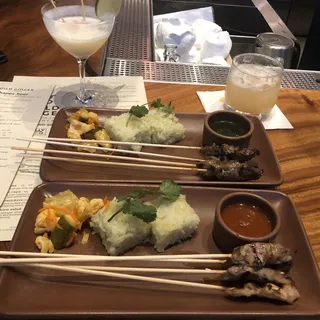 Indonesian lamb satay