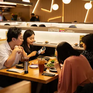 interior, sushi and sashimi