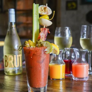Bloody Mary and Bottomless Mimosas