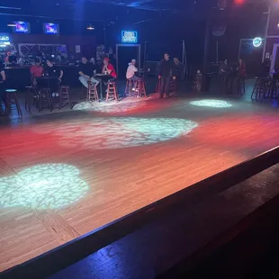 Nobody dancing