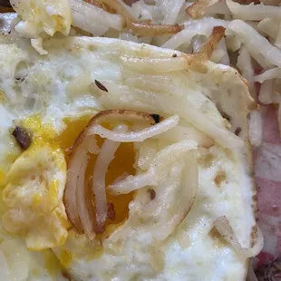 i'm not too sure either. suppose to be eggs