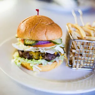 Burger at Wild Grill