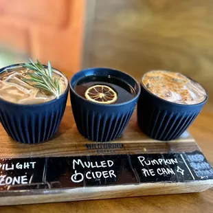 Fall Flavors Flight