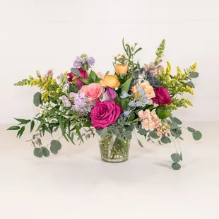Fresh Garden Mix Arrangement from Wild Hill Flowers and Events