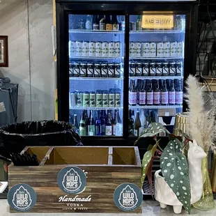 a display of wild hops