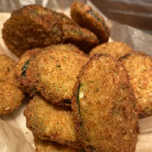 Fried Zucchini Coins