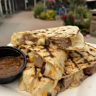 Southwest Quesadilla with Tri-Tip