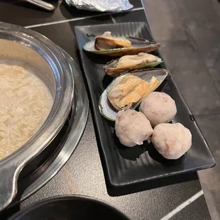 Ingredients for shabu