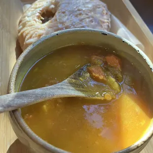 Delicious soups available at our shop located at 1189 Parkway Dr.E3