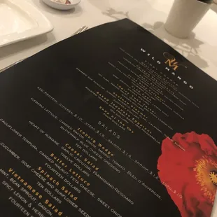 Date ambiance table scape. The little orchid was real!