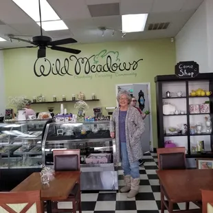 This Cafe is called a Tea House but it is a full "made it from scratch" cafe. Stop by for a homemade cookie warm from the oven...yummy