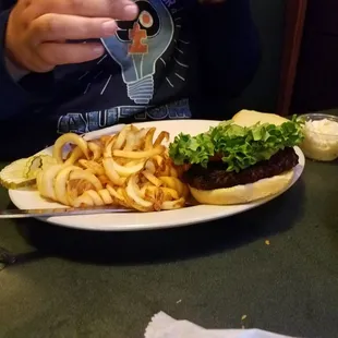 My wife's burger. Middle of the road she says.