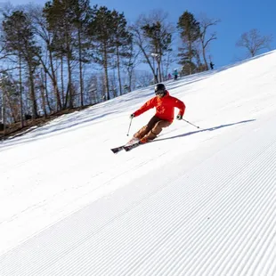 Skiing at 
Wild Mountain