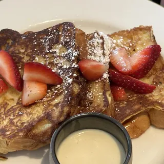 Custard Dipped Challah French Toast