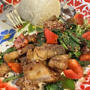 Pork Belly Stir Fry