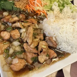 Grilled Pork Rice Plate