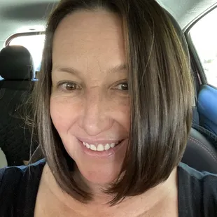 Just left the salon!