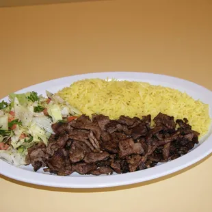 Beef Shawarma Plate