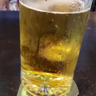 Large draft domestic beer